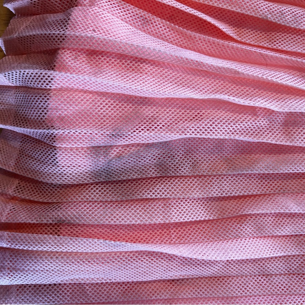 Free People Spring Rally Ruffle Coral Pleated Mini Skirt - Picture 4 of 9